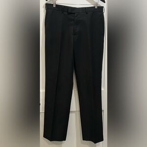 Perry Ellis Men's Black Pants pleated